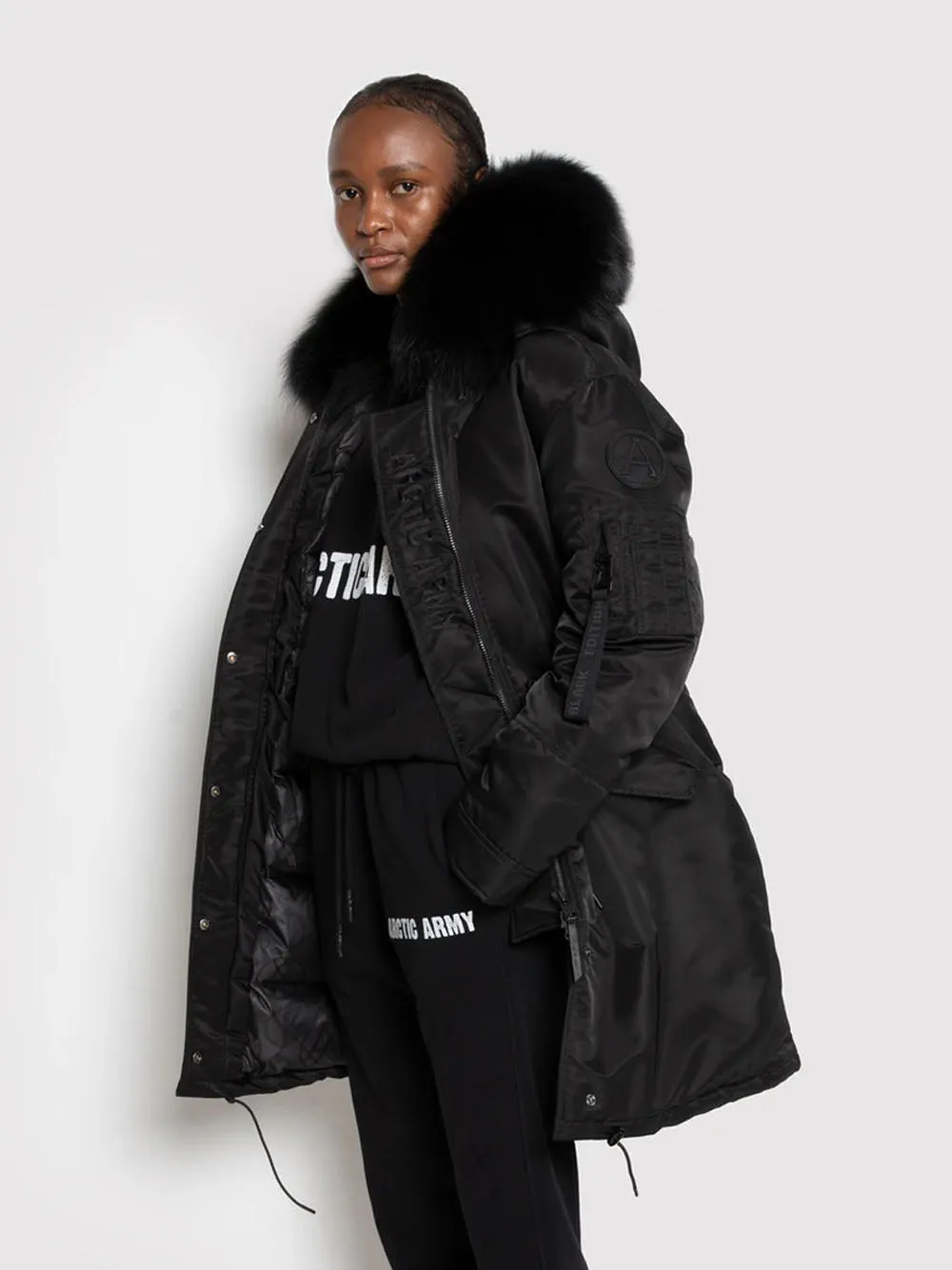 ARCTIC ARMY WOMEN Classic Puffer Jacket Black