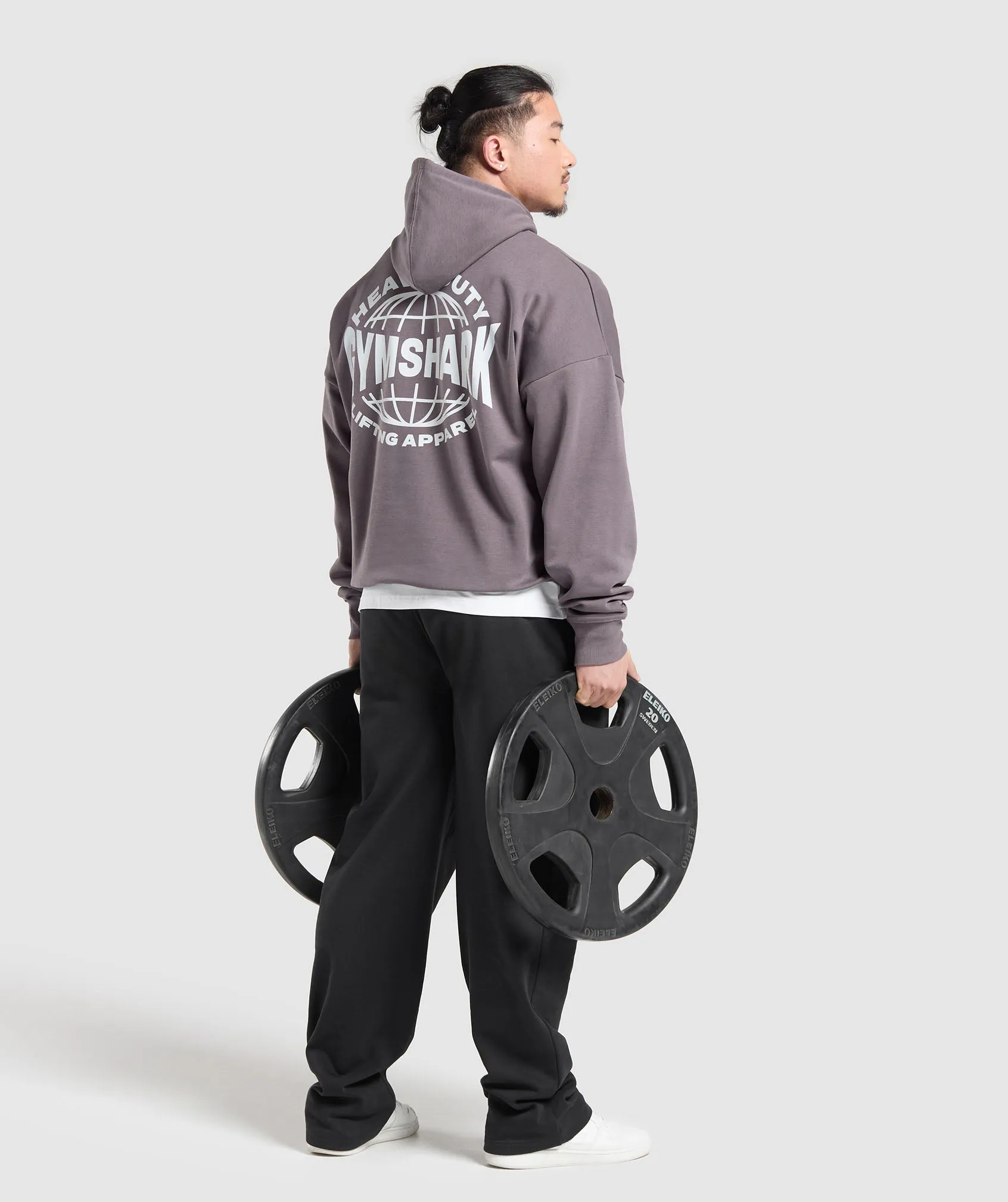Gymshark Heavy Duty Apparel Hoodie - Brushed Purple