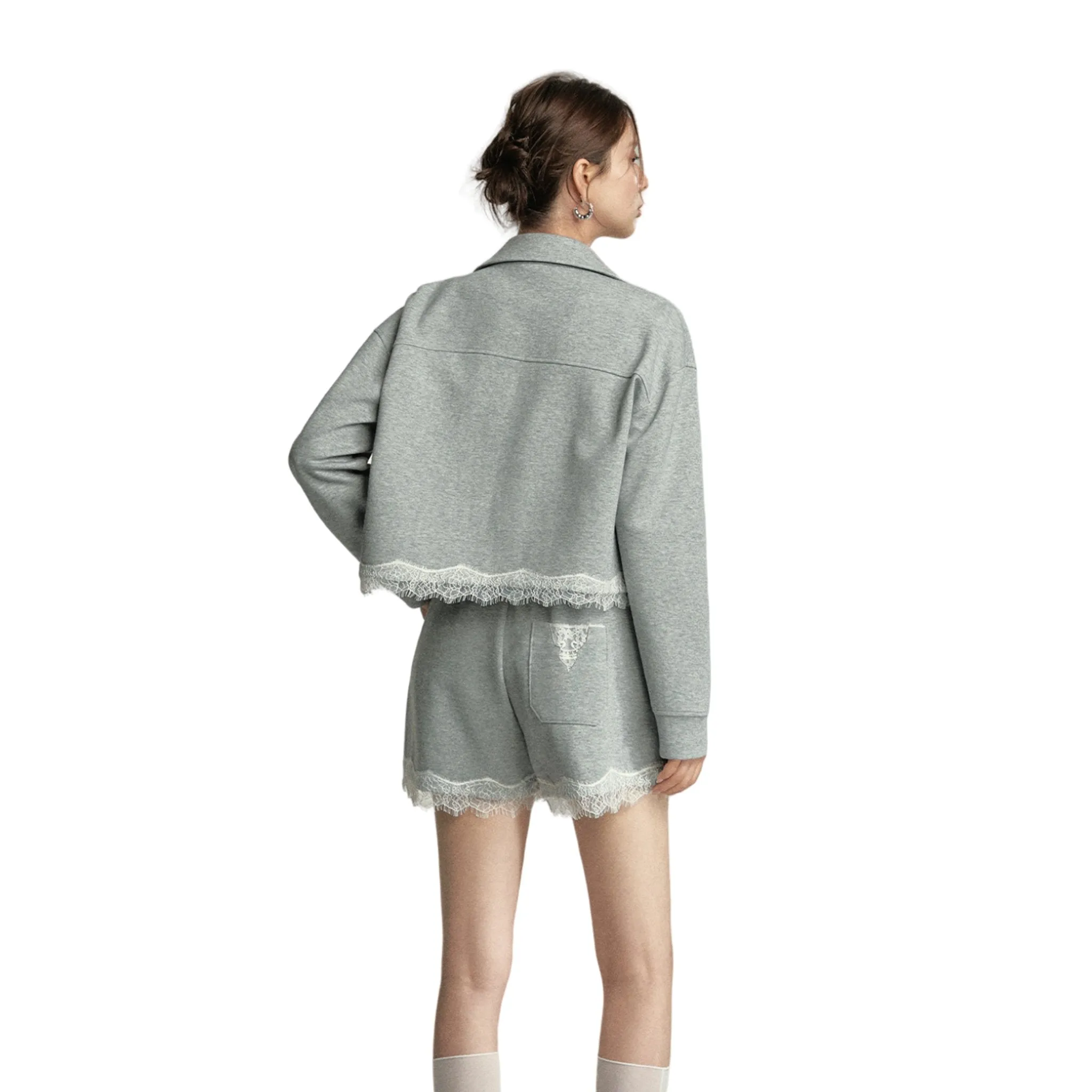 Lace Hoodie Jacket