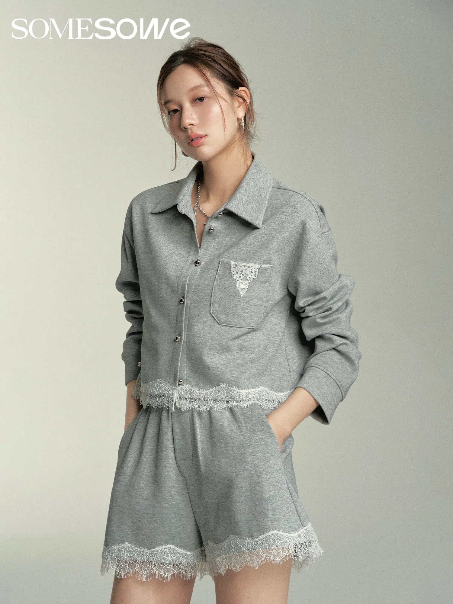 Lace Hoodie Jacket