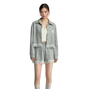 Lace Hoodie Jacket